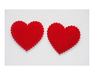 Bright red love hearts Photographic Print Bright red love hearts Photographic Print