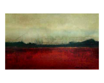 Quite Red Landscape Giclee Print Quite Red Landscape Giclee Print