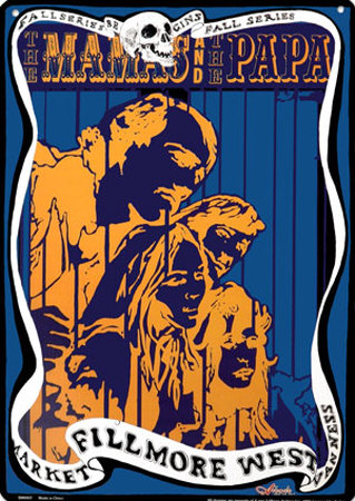 Mamas And The Papas Tin Sign Mamas And The Papas Tin Sign