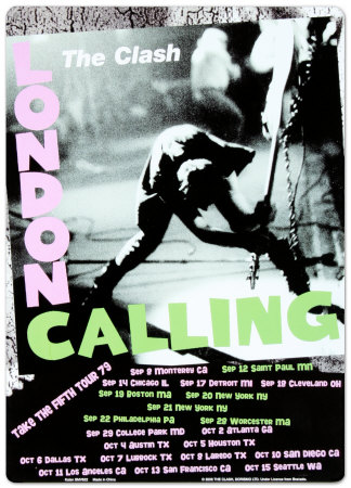 The Clash London Calling Tin Sign The Clash London Calling Tin Sign