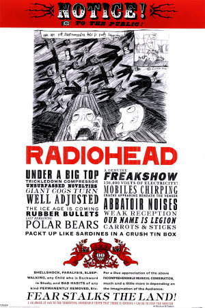Radiohead Poster Radiohead Poster