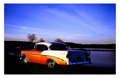 1956 Chevy Bel Air Giclee Print 1956 Chevy Bel Air Giclee Print
