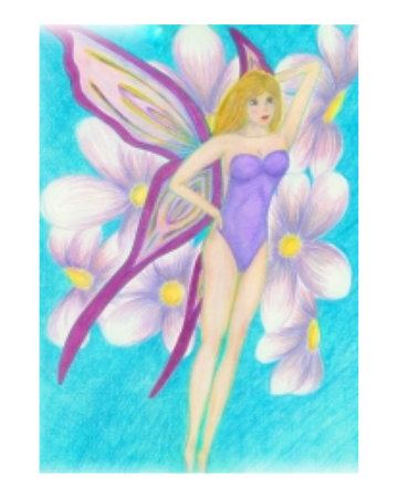 Purple Fairy Giclee Print Purple Fairy Giclee Print