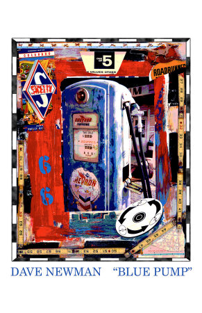 Blue Pump Giclee Print Blue Pump Giclee Print