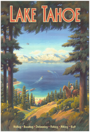 Lake Tahoe Print Lake Tahoe Print