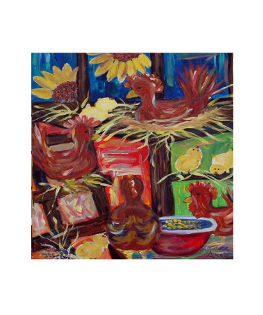 Chicken Heaven Giclee Print Chicken Heaven Giclee Print