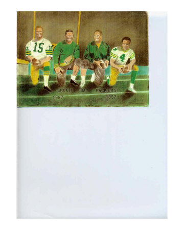 Green Bay Packers Giclee Print Green Bay Packers Giclee Print