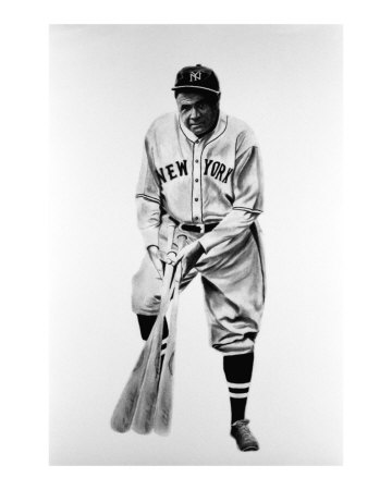 Babe Ruth -1934 Giclee Print Babe Ruth -1934 Giclee Print