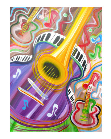 Purple Party Giclee Print Purple Party Giclee Print