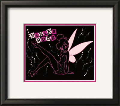 Pixies Rock - © Disney Framed Print Pixies Rock - © Disney Framed Print