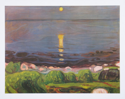 Summer Night at the Beach Print Summer Night at the Beach Print