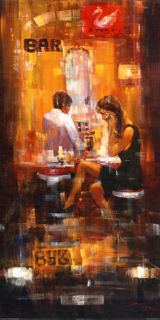 Bar Scene II Print Bar Scene II Print