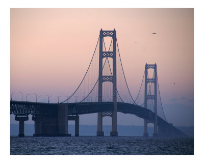 Mackinac Bridge Photographic Print Mackinac Bridge Photographic Print