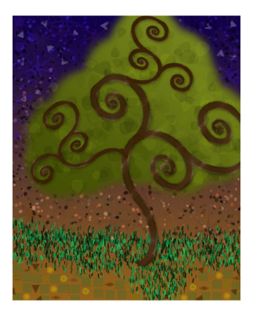 tree of life images. Tribute to Klimt: Tree of Life