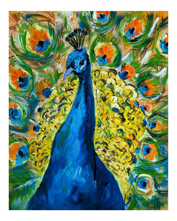 Peacock 1 Giclee Print Peacock 1 Giclee Print