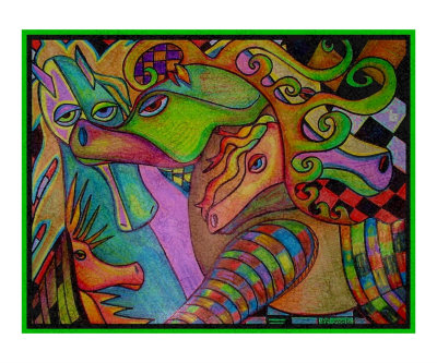 Wild Horses Giclee Print Wild Horses Giclee Print