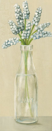 Blue Flowers in Bottle Print Blue Flowers in Bottle Print