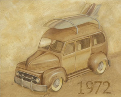 1972 Car Print 1972 Car Print