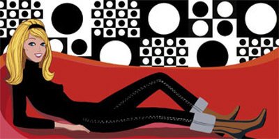 Girl Laying Down Print Girl Laying Down Print