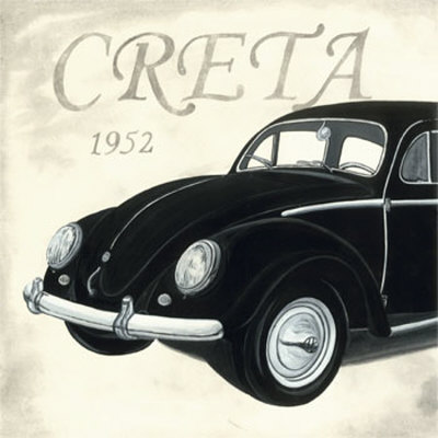 Black Volkswagon Bug Print Black Volkswagon Bug Print
