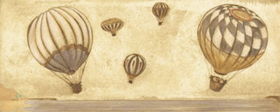 Five Hot Air Balloons Print Five Hot Air Balloons Print