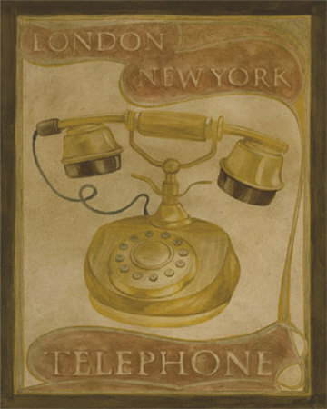 London and New York Telephone Print London and New York Telephone Print