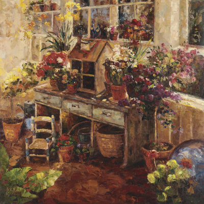 Michelle's Potting Bench Print Michelle's Potting Bench Print