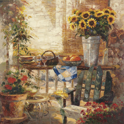 Trina's Potting Bench Print Trina's Potting Bench Print