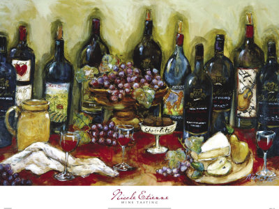 Wine Tasting Print Wine Tasting Print
