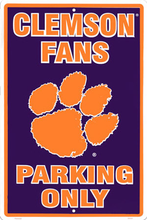 Clemson University Tin Sign Clemson University Tin Sign