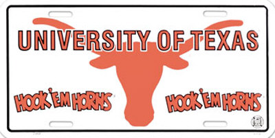 University of Texas Tin Sign University of Texas Tin Sign