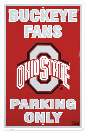 Ohio State Tin Sign Ohio State Tin Sign