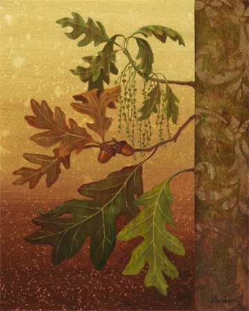 Oak Leaves Print Oak Leaves Print