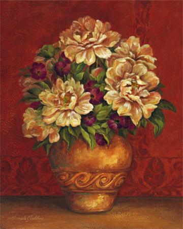 Tuscan Peonies Print Tuscan Peonies Print