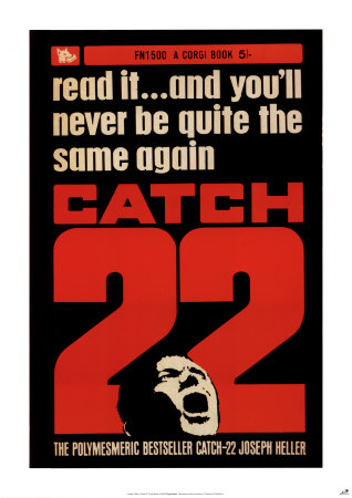 Catch 22 by Joseph Heller Poster Catch 22 by Joseph Heller Poster