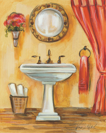 Tuscan Bath IV Print Tuscan Bath IV Print