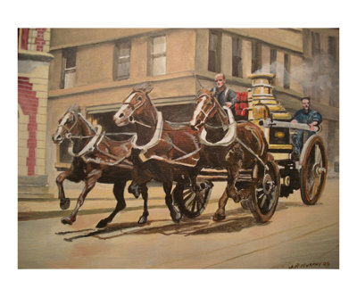 Headed for Battle Giclee Print Headed for Battle Giclee Print
