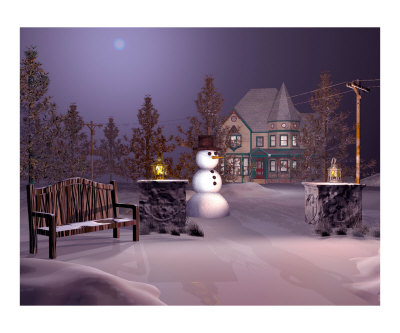 a calm winters night Photographic Print a calm winters night Photographic Print