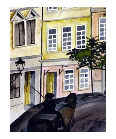 Vienna Street Giclee Print Vienna Street Giclee Print