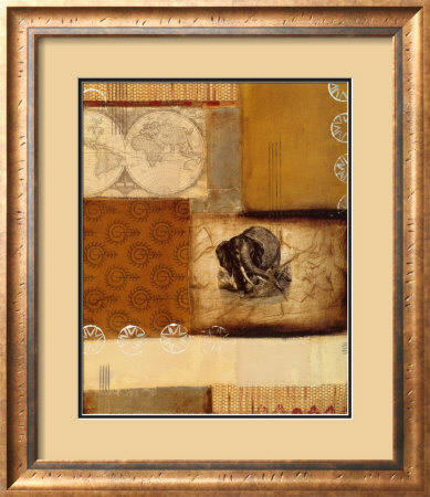 African Collage I Framed Print African Collage I Framed Print