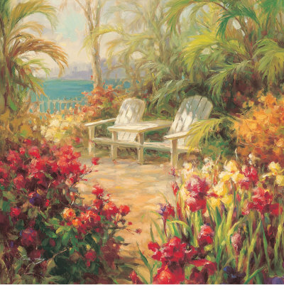 Seaside Garden Print Seaside Garden Print