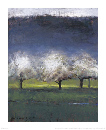 Blossoming Trees Print Blossoming Trees Print