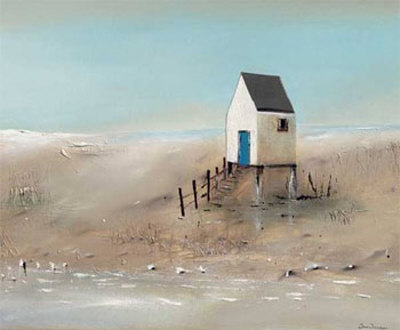Beach Cabins II Print Beach Cabins II Print