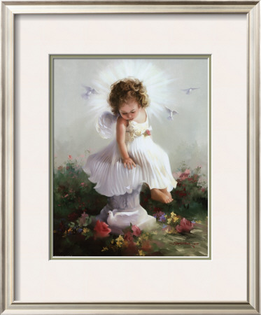 Baby Angel II Framed Print Baby Angel II Framed Print