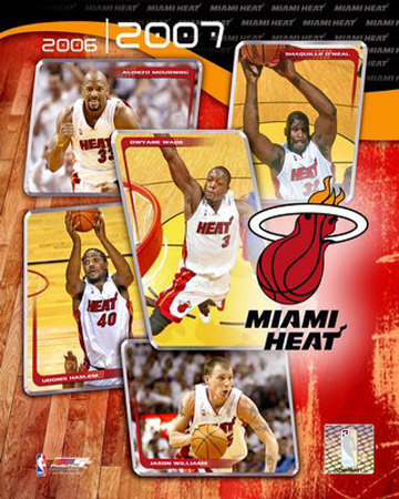 2006 - 2007 Heat Team Composite Photograph 2006 - 2007 Heat Team Composite Photograph