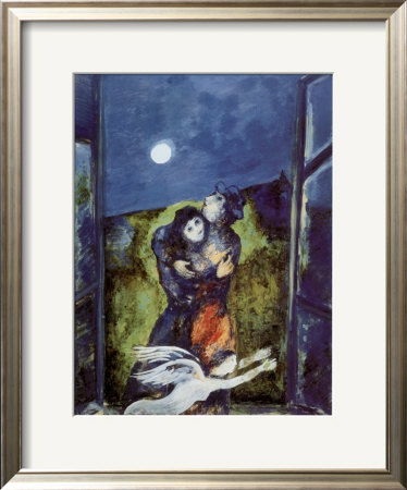 Lovers in Moonlight Framed Print Lovers in Moonlight Framed Print