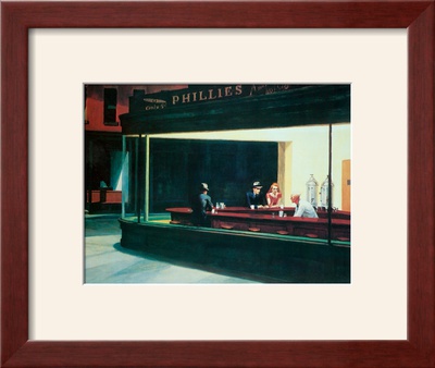 Nighthawks, c.1942 Framed Print Nighthawks, c.1942 Framed Print
