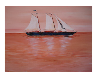 sail boat Giclee Print sail boat Giclee Print