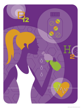 Female Physical Fitness Montage Premium Poster Female Physical Fitness Montage Premium Poster