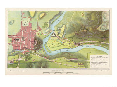 The Town in 1877 Giclee Print The Town in 1877 Giclee Print